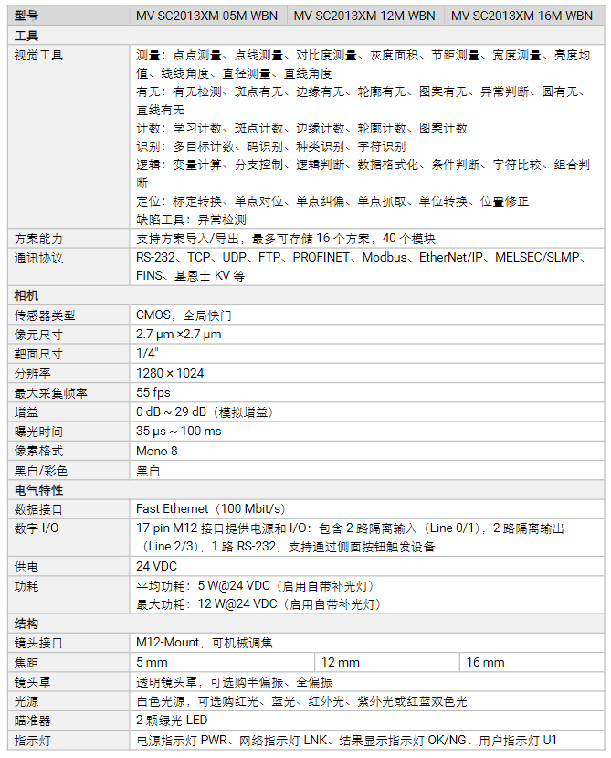 海康MV-SC2013XM-05M/12M/16M-WBN 130萬(wàn)像素視覺相機(jī)參數(shù).png